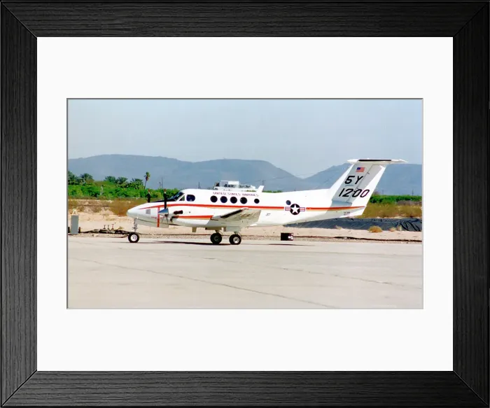 Framed Print : Beech UC-12B Huron 161200 Framed Print : Beech UC-12B Huron 161200