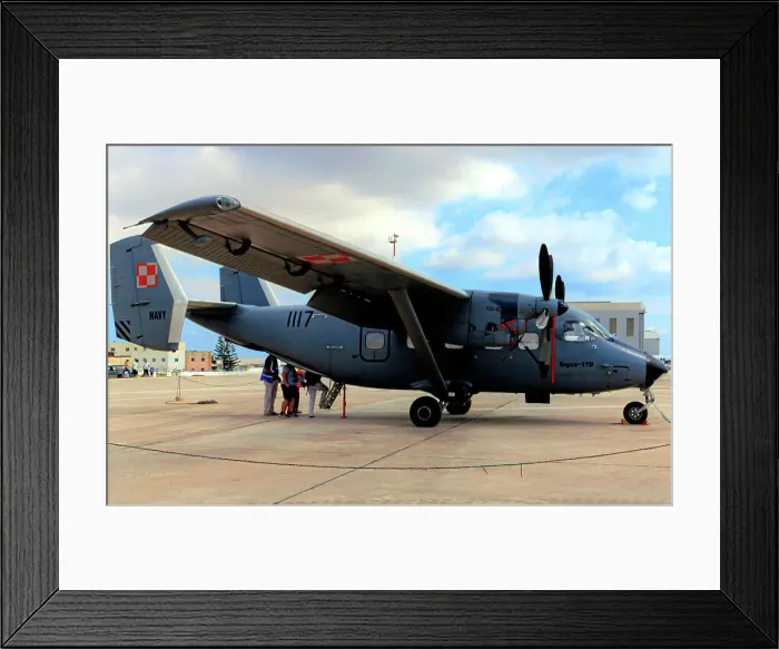Framed Print : PZL-Mielec M-28 Bryza 1117 Framed Print : PZL-Mielec M-28 Bryza 1117