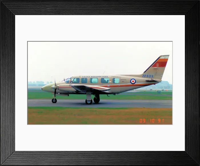 Framed Print : Piper PA-31 ZF622 Framed Print : Piper PA-31 ZF622