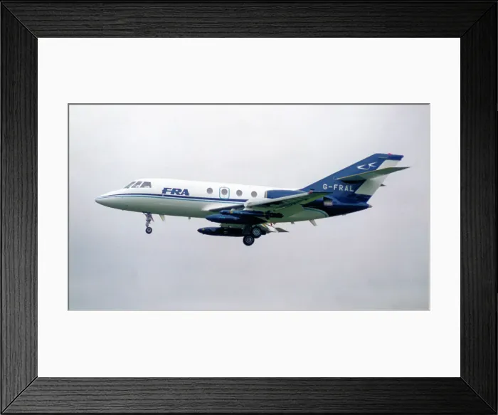 Framed Print : Dassault Falcon 20ECM G-FRAL Framed Print : Dassault Falcon 20ECM G-FRAL
