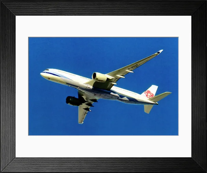 Framed Print : Airbus A350-941 B-18909 Framed Print : Airbus A350-941 B-18909