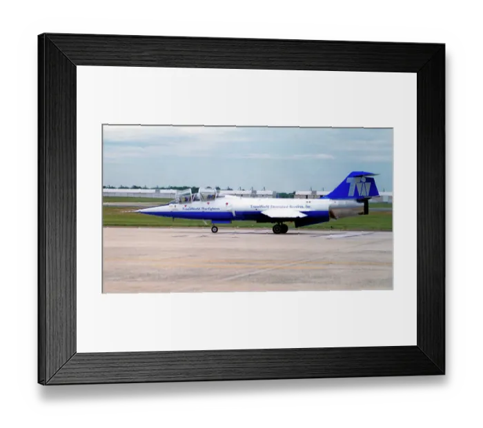 Framed Print : Lockheed CF-104D Starfighter N166TB Framed Print : Lockheed CF-104D Starfighter N166TB
