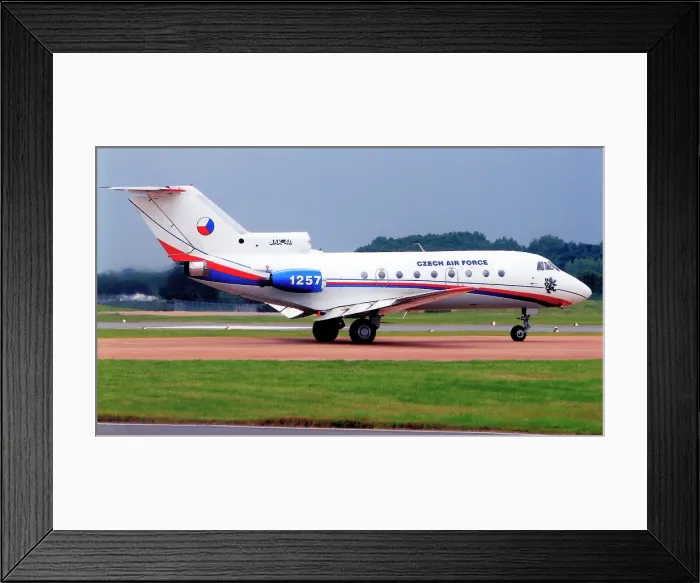 Framed Print : Czech Air Force - Yakovlev Yak-40K 1257 Framed Print : Czech Air Force - Yakovlev Yak-40K 1257
