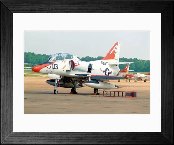 Framed Print : Douglas TA-4J Skyhawk 158487 Framed Print : Douglas TA-4J Skyhawk 158487
