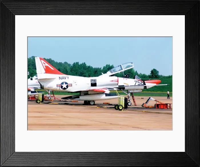 Framed Print : Douglas TA-4J Skyhawk 154293 Framed Print : Douglas TA-4J Skyhawk 154293