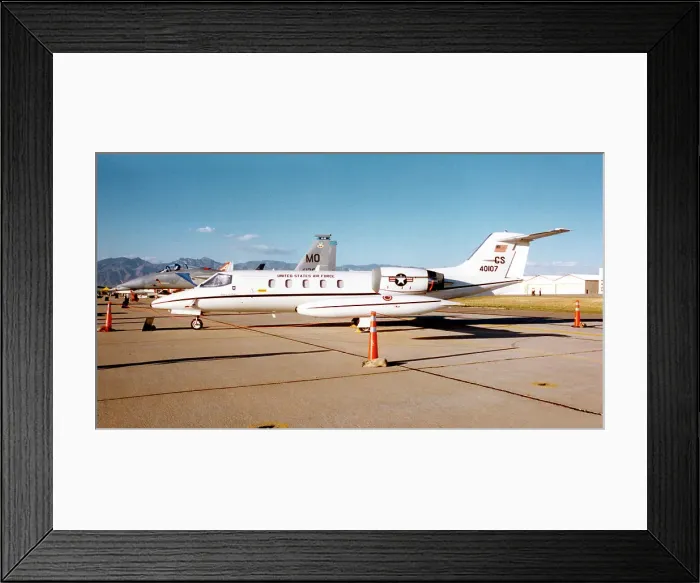 Framed Print : Gates Learjet C-21A 84-0107 Framed Print : Gates Learjet C-21A 84-0107