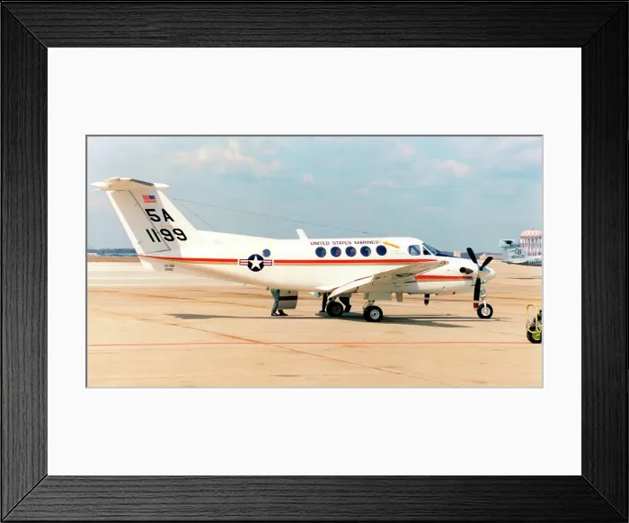 Framed Print : Beech UC-12B 161199 - 5A Framed Print : Beech UC-12B 161199 - 5A