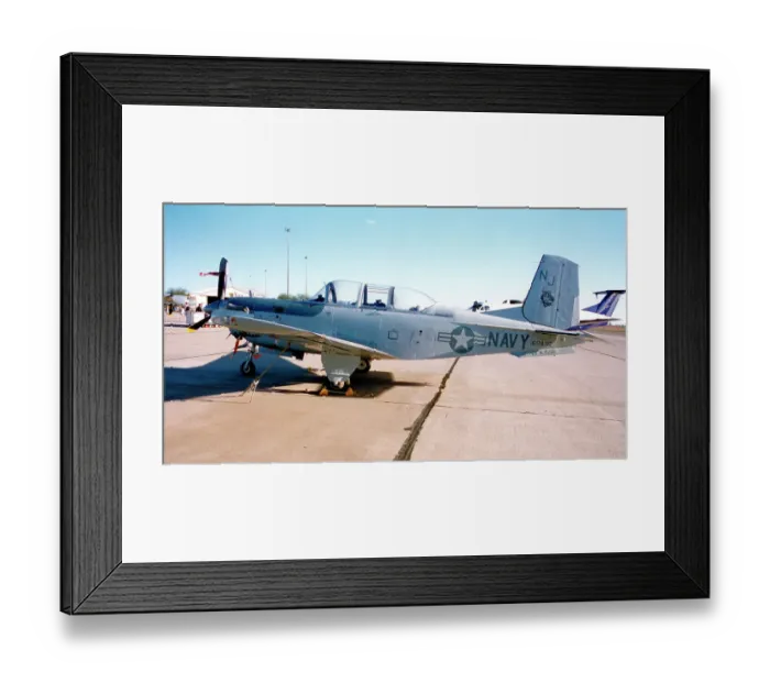 Framed Print : Beechcraft T-34C Mentor 160492 Framed Print : Beechcraft T-34C Mentor 160492