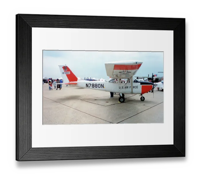 Framed Print : Cessna T-41C Mescalero N7880N - 68-7880 Framed Print : Cessna T-41C Mescalero N7880N - 68-7880