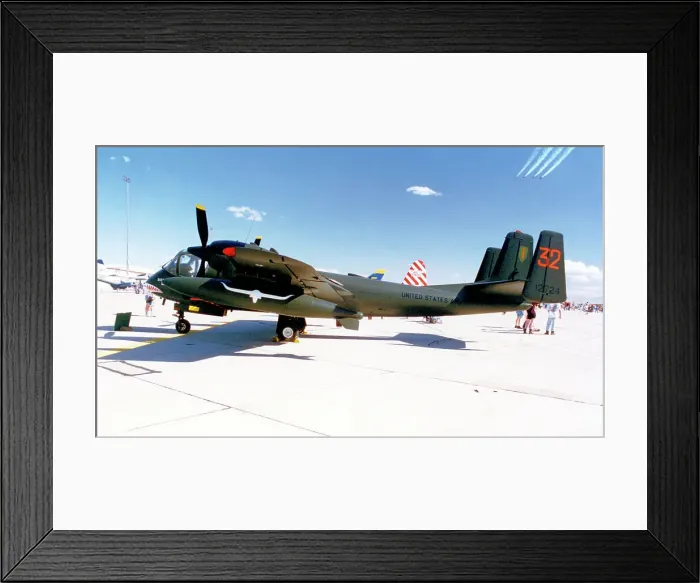 Framed Print : Grumman OV-1C Mohawk 61-2724 Framed Print : Grumman OV-1C Mohawk 61-2724