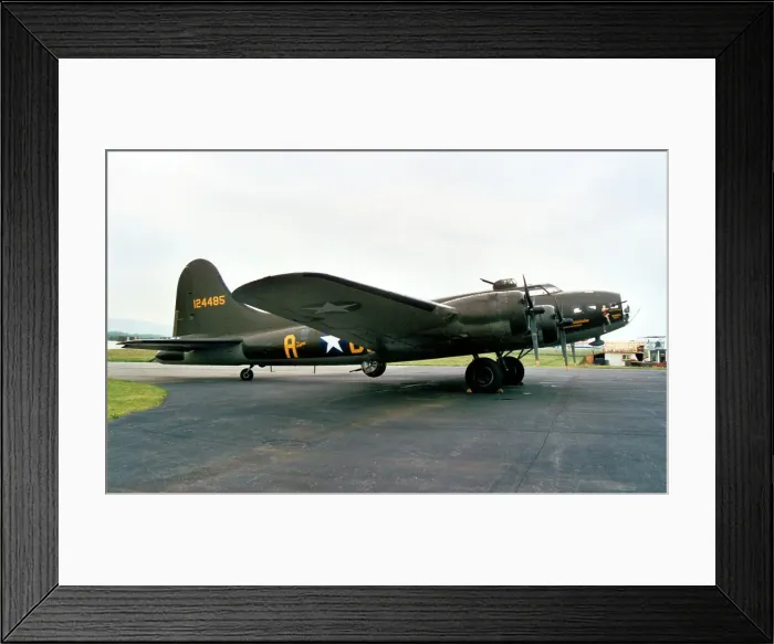 Framed Print : Boeing B-17G Fortress N3703G - TANKER number 78 Framed Print : Boeing B-17G Fortress N3703G - TANKER number 78