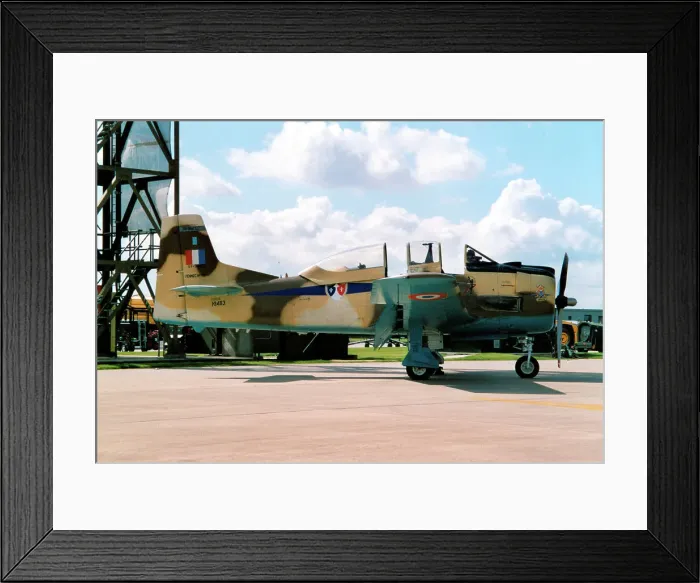 Framed Print : Sud-Aviation T-28S-1 Fennec N14113 Framed Print : Sud-Aviation T-28S-1 Fennec N14113