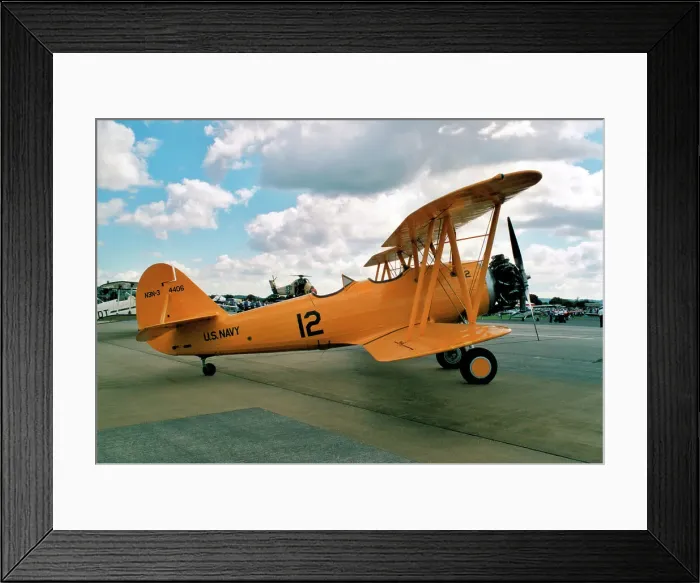 Framed Print : Naval Aircraft Factory N3N-3 G-ONAF - 4406 Framed Print : Naval Aircraft Factory N3N-3 G-ONAF - 4406