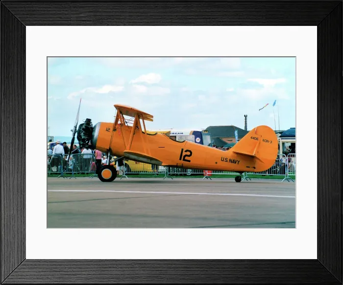 Framed Print : Naval Aircraft Factory N3N-3 G-ONAF - 4406 Framed Print : Naval Aircraft Factory N3N-3 G-ONAF - 4406