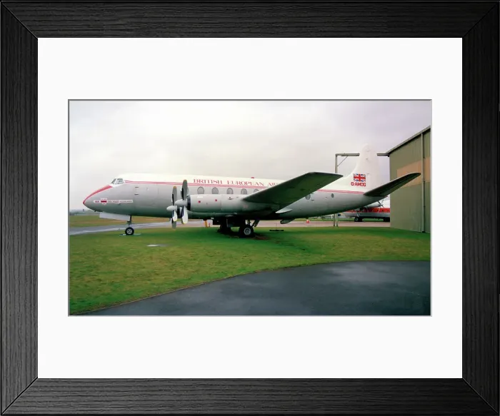 Framed Print : Vickers Viscount 701 G-AMOG Framed Print : Vickers Viscount 701 G-AMOG