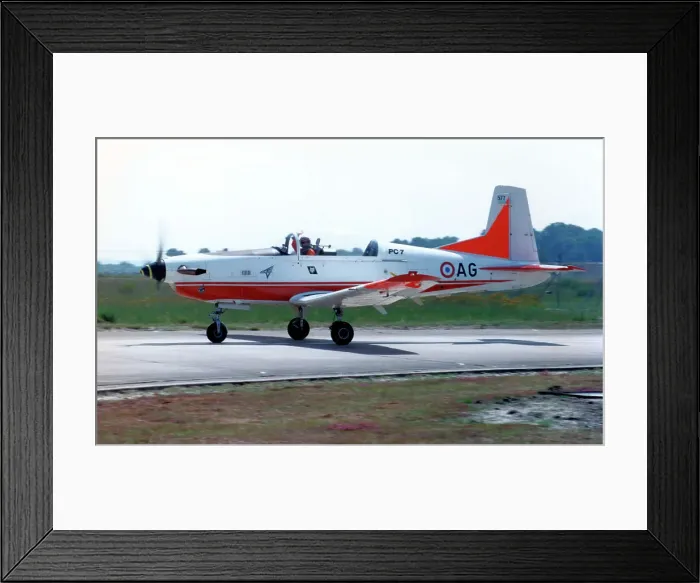 Framed Print : Pilatus PC-7 Turbo Trainer 577 - AG Framed Print : Pilatus PC-7 Turbo Trainer 577 - AG