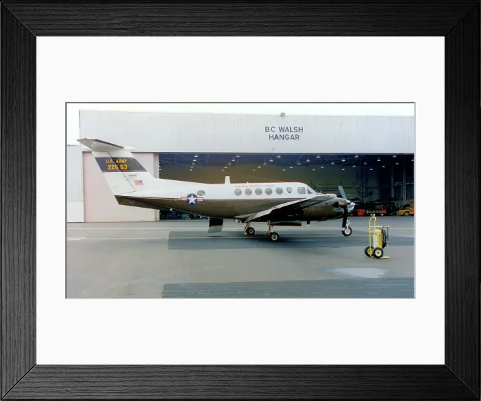 Framed Print : Beech C-12C Huron 77-22553 Framed Print : Beech C-12C Huron 77-22553