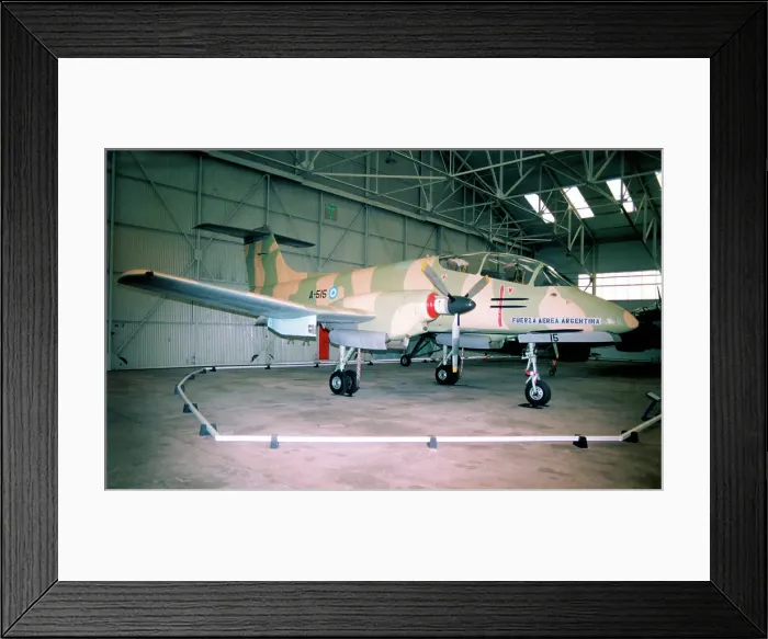 Framed Print : FMA IA-58A Pucara ZD485 - A-515 Framed Print : FMA IA-58A Pucara ZD485 - A-515