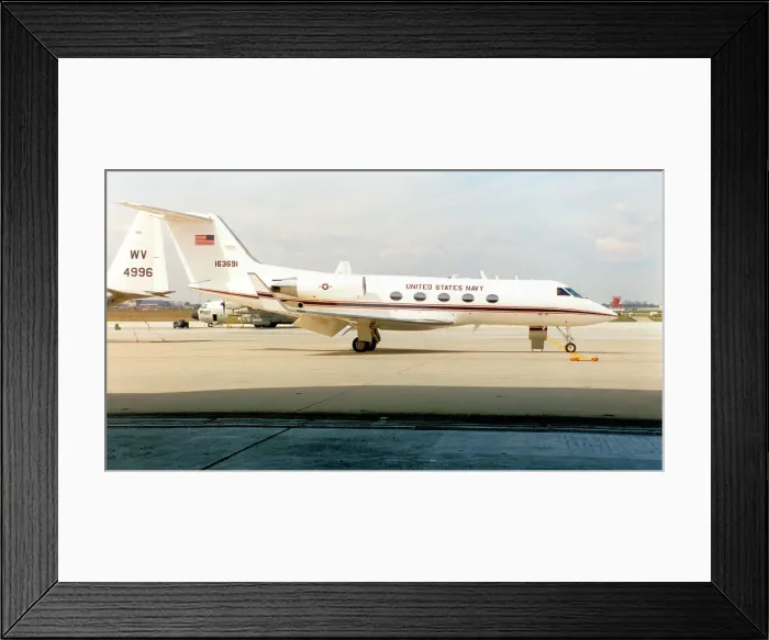 Framed Print : Gulfstream C-20D 163691 Framed Print : Gulfstream C-20D 163691