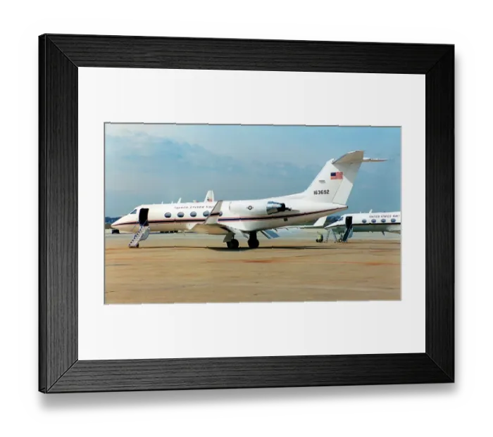 Framed Print : Gulfstream C-20D 163692 Framed Print : Gulfstream C-20D 163692