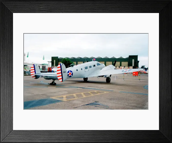 Framed Print : Beech C-45H Expeditor G-BKGL Framed Print : Beech C-45H Expeditor G-BKGL