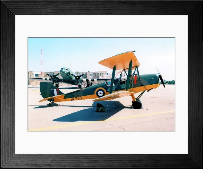 Framed Print : de Havilland DH. 82A Tiger Moth G-ANFW - DE730 Framed Print : de Havilland DH. 82A Tiger Moth G-ANFW - DE730