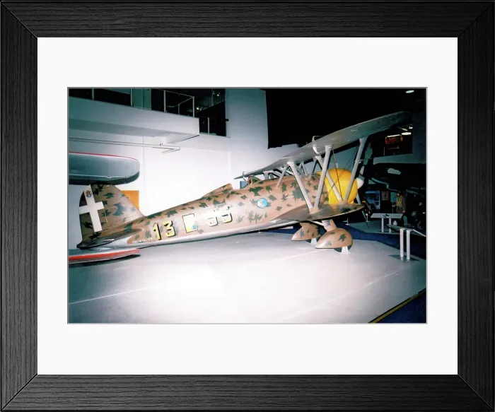 Framed Print : Fiat CR. 42 MM5701 - 13-95 - 8486M Framed Print : Fiat CR. 42 MM5701 - 13-95 - 8486M