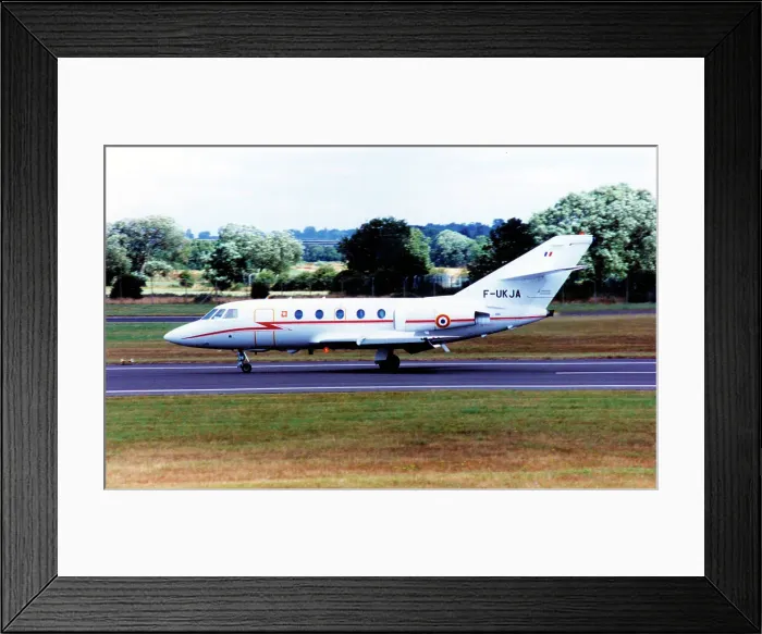 Framed Print : Dassault Falcon 20F 182 - F-UKJA Framed Print : Dassault Falcon 20F 182 - F-UKJA