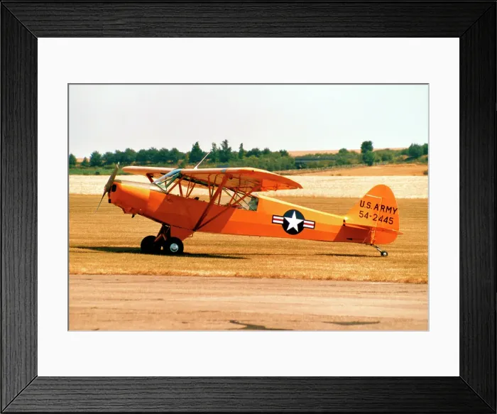 Framed Print : Piper L-21B-135 Super Cub G-OTAN - 54-2445 Framed Print : Piper L-21B-135 Super Cub G-OTAN - 54-2445