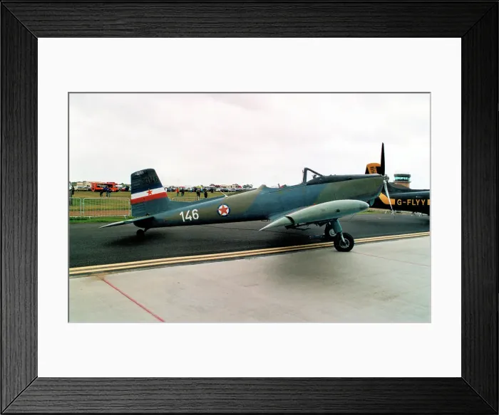 Framed Print : Soko P-2 Kraguj G-BSXD - 146 Framed Print : Soko P-2 Kraguj G-BSXD - 146