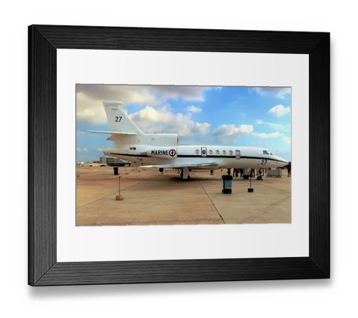 Framed Print : Dassault Falcon 50 27 Framed Print : Dassault Falcon 50 27