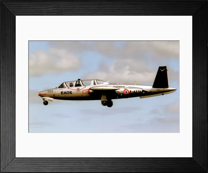 Framed Print : Fouga CM-170R Magister F-AZZP Framed Print : Fouga CM-170R Magister F-AZZP
