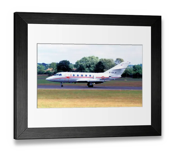 Framed Print : Dassault Falcon 20F 182 - F-UKJA Framed Print : Dassault Falcon 20F 182 - F-UKJA