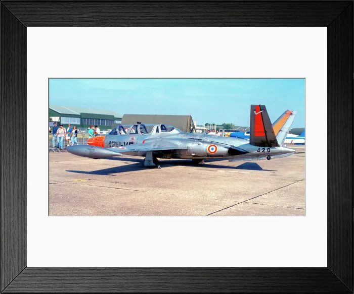 Framed Print : Fouga CM. 170 Magister 420 - 128-VC Framed Print : Fouga CM. 170 Magister 420 - 128-VC