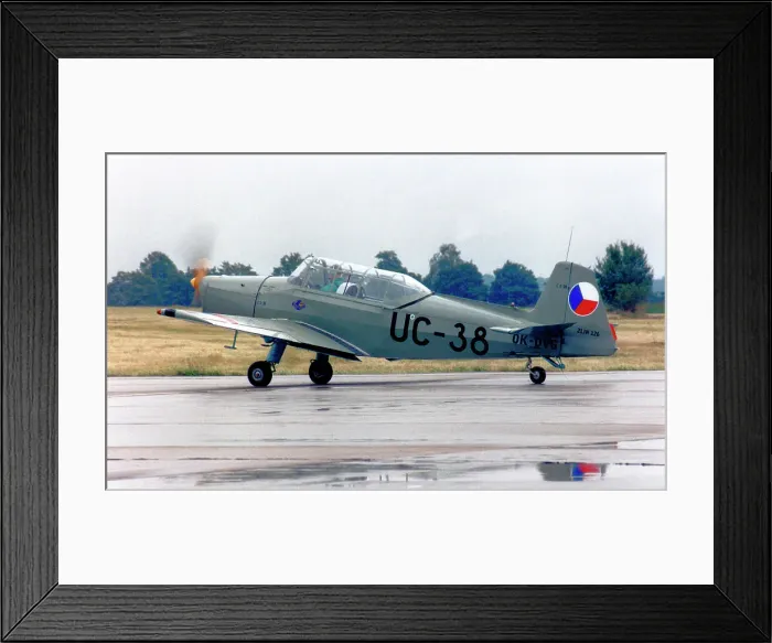 Framed Print : Zlin Z. 126 OK-DVG - UC-38 Framed Print : Zlin Z. 126 OK-DVG - UC-38