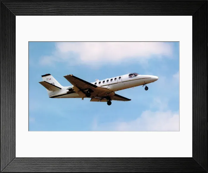 Framed Print : Cessna / Raytheon UC-35A 99-0102 Framed Print : Cessna / Raytheon UC-35A 99-0102