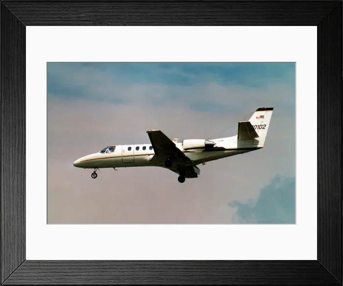 Framed Print : Cessna / Raytheon UC-35A 99-0102 Framed Print : Cessna / Raytheon UC-35A 99-0102