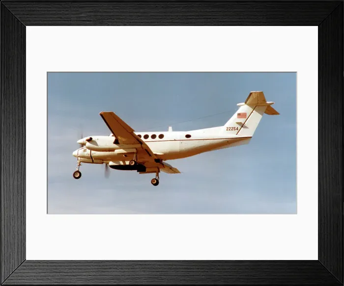 Framed Print : Beech C-12A Huron 73-22254 Framed Print : Beech C-12A Huron 73-22254