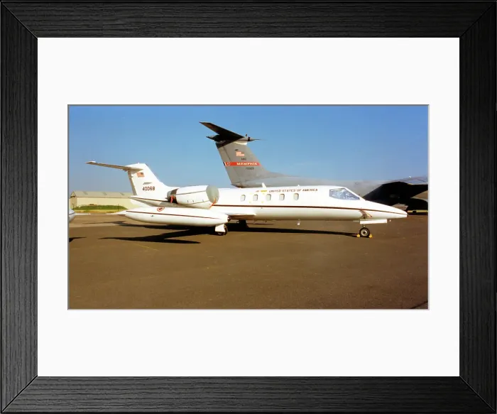 Framed Print : Gates Learjet C-21A 84-0068 Framed Print : Gates Learjet C-21A 84-0068