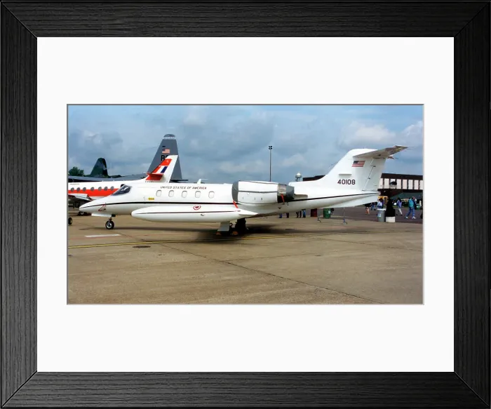 Framed Print : Gates Learjet C-21A 84-0108 Framed Print : Gates Learjet C-21A 84-0108