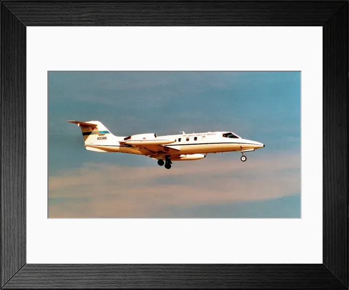 Framed Print : Gates Learjet C-21A 84-0086 Framed Print : Gates Learjet C-21A 84-0086