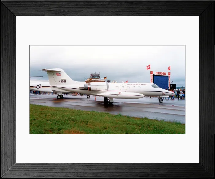 Framed Print : Gates Learjet C-21A 84-0081 Framed Print : Gates Learjet C-21A 84-0081