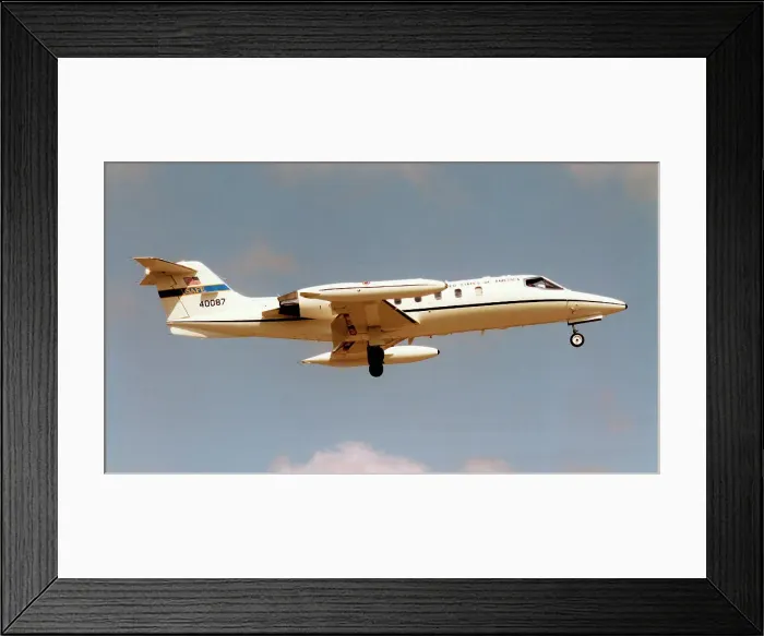 Framed Print : Gates Learjet C-21A 84-0087 Framed Print : Gates Learjet C-21A 84-0087