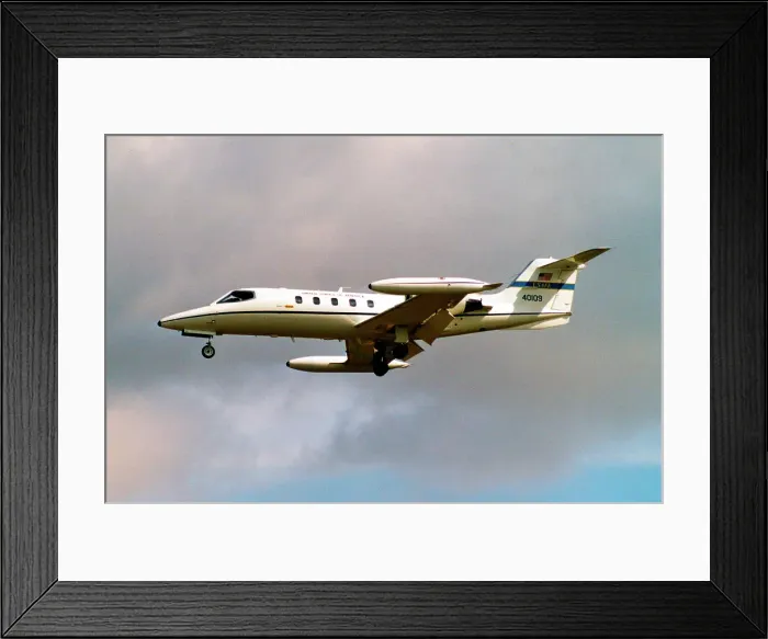 Framed Print : Gates Learjet C-21A 84-0109 Framed Print : Gates Learjet C-21A 84-0109