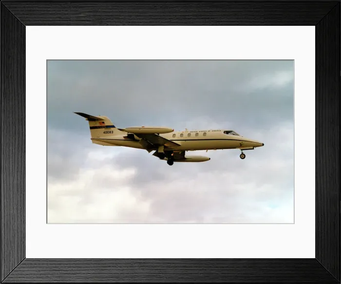 Framed Print : Gates Learjet C-21A 84-0083 Framed Print : Gates Learjet C-21A 84-0083