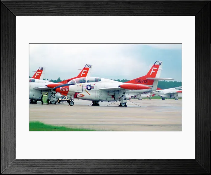 Framed Print : North American Rockwell T-2B Buckeye 156713