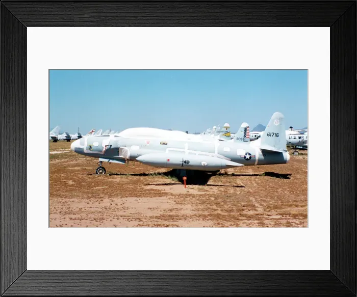 Framed Print : Lockheed T-33A 56-1716 Framed Print : Lockheed T-33A 56-1716