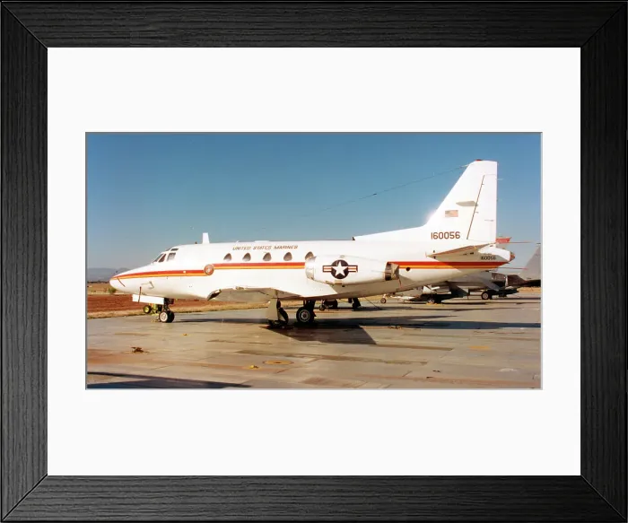 Framed Print : Rockwell CT-39G Sabreliner 160056 Framed Print : Rockwell CT-39G Sabreliner 160056