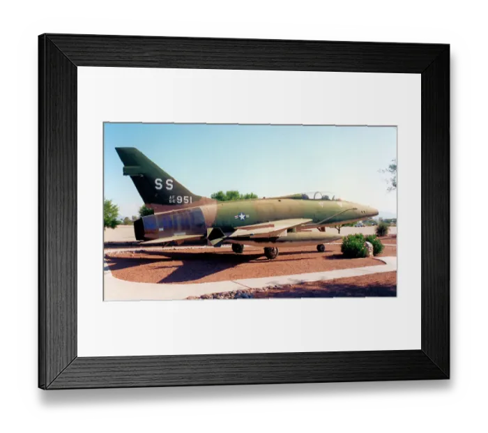 Framed Print : North American F-100F-15-NA Super Sabre 56-3951 Framed Print : North American F-100F-15-NA Super Sabre 56-3951