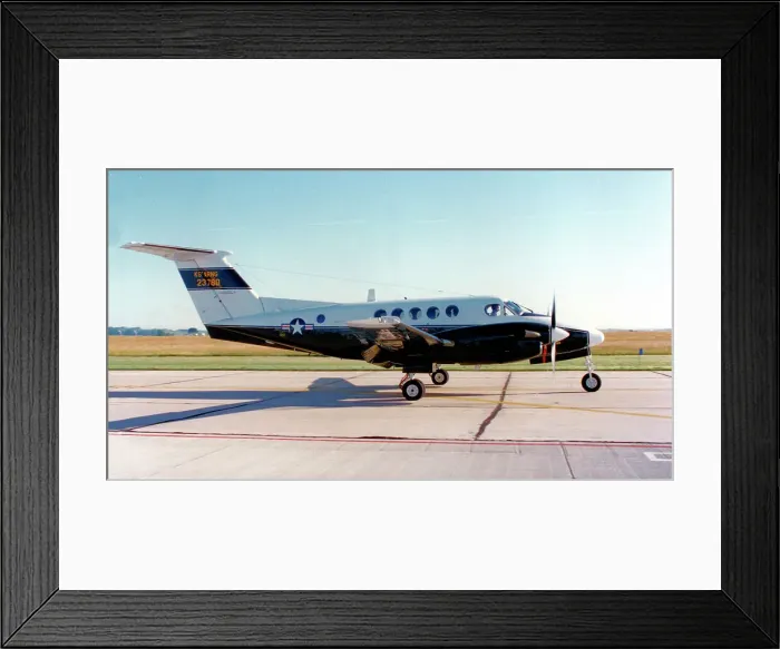 Framed Print : Beech C-12D Huron 82-23780 Framed Print : Beech C-12D Huron 82-23780